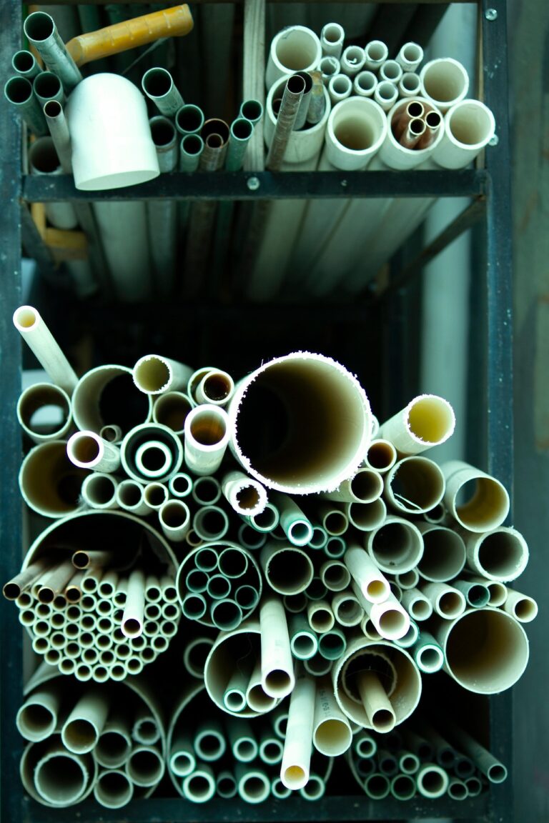 Overhead view of the fastener bins